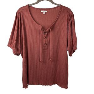 Maurices 0X Short Sleeve Top Women’s Size 0X